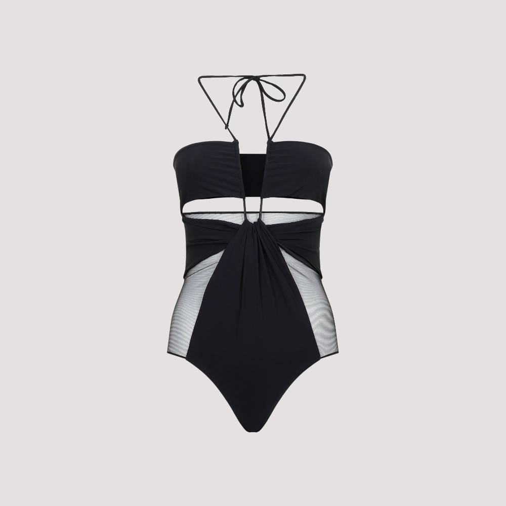 NENSI DOJAKA  Costume Intero Nero con Tagli Nensi Dojaka Convenienza