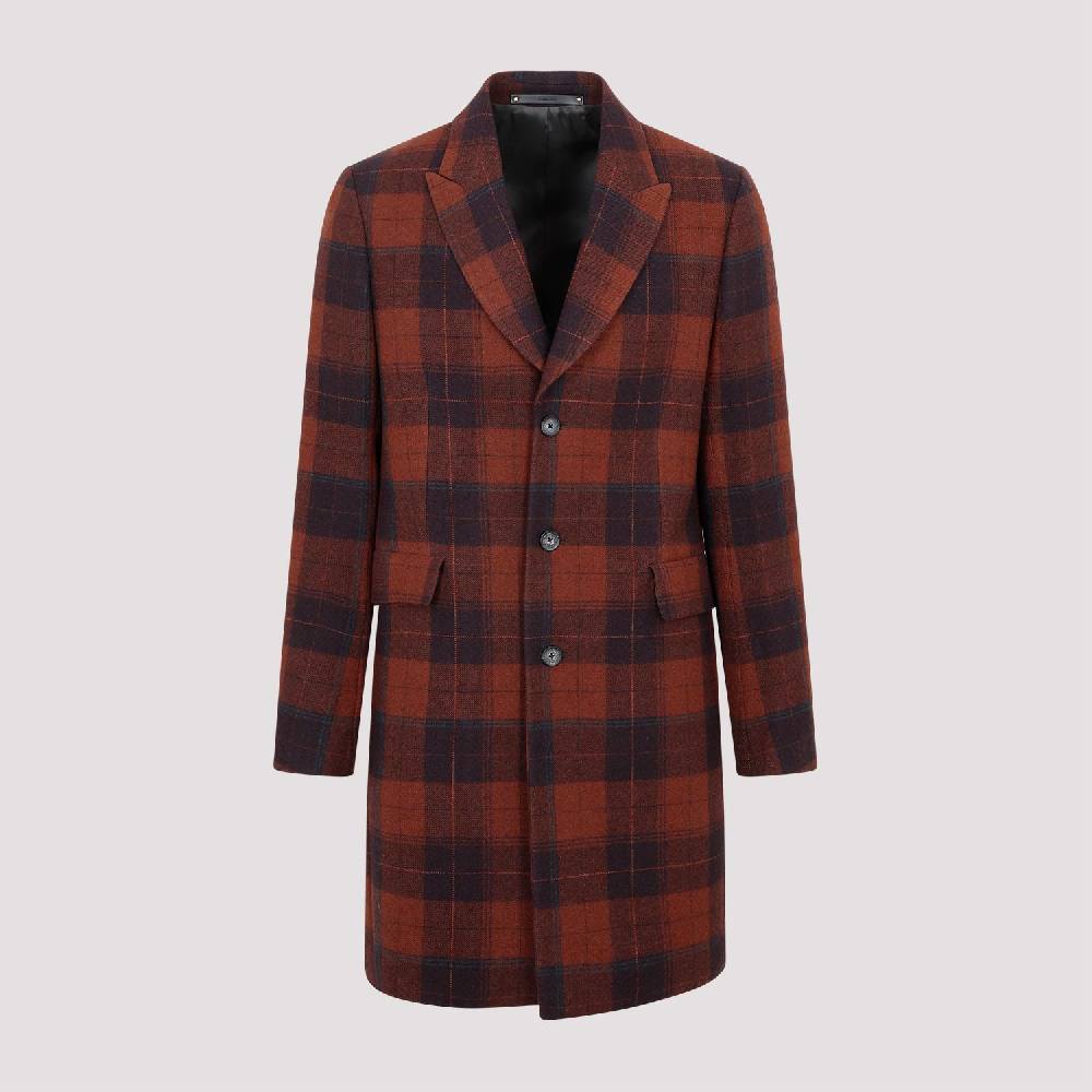 PAUL SMITH  Soprabito di Lana Rosso da Uomo Paul Smith Offerta