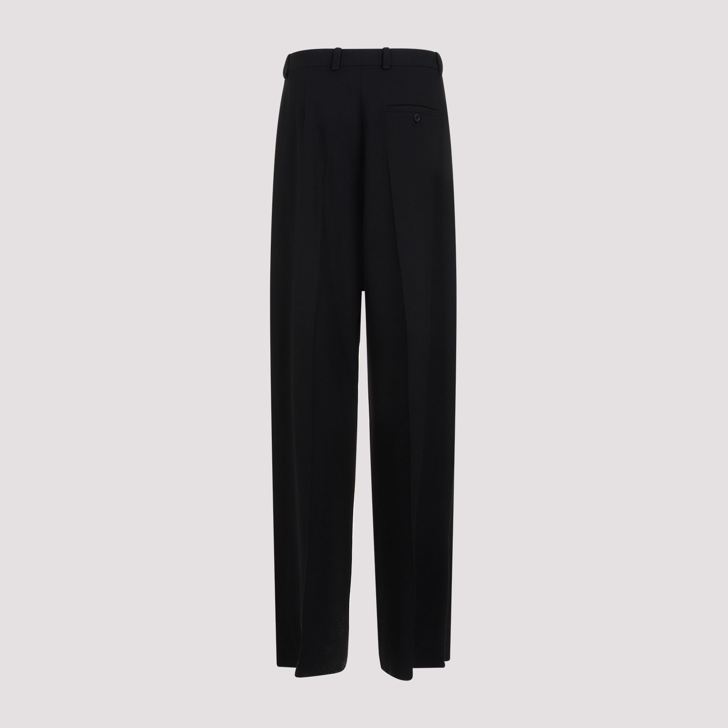 BALENCIAGA  Pantaloni di Lana Neri Balenciaga Uomo Economico