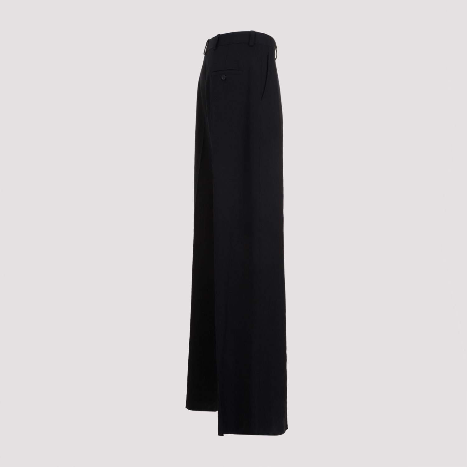 BALENCIAGA  Pantaloni di Lana Neri Balenciaga Uomo Economico