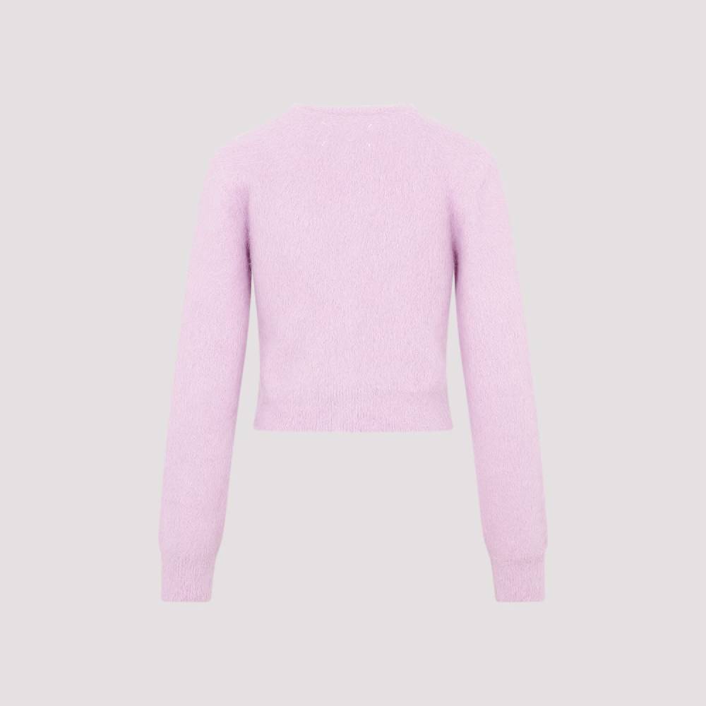 MAISON MARGIELA  Cardigan in Angora Rosa e Viola MAISON MARGIELA Vendite Flash