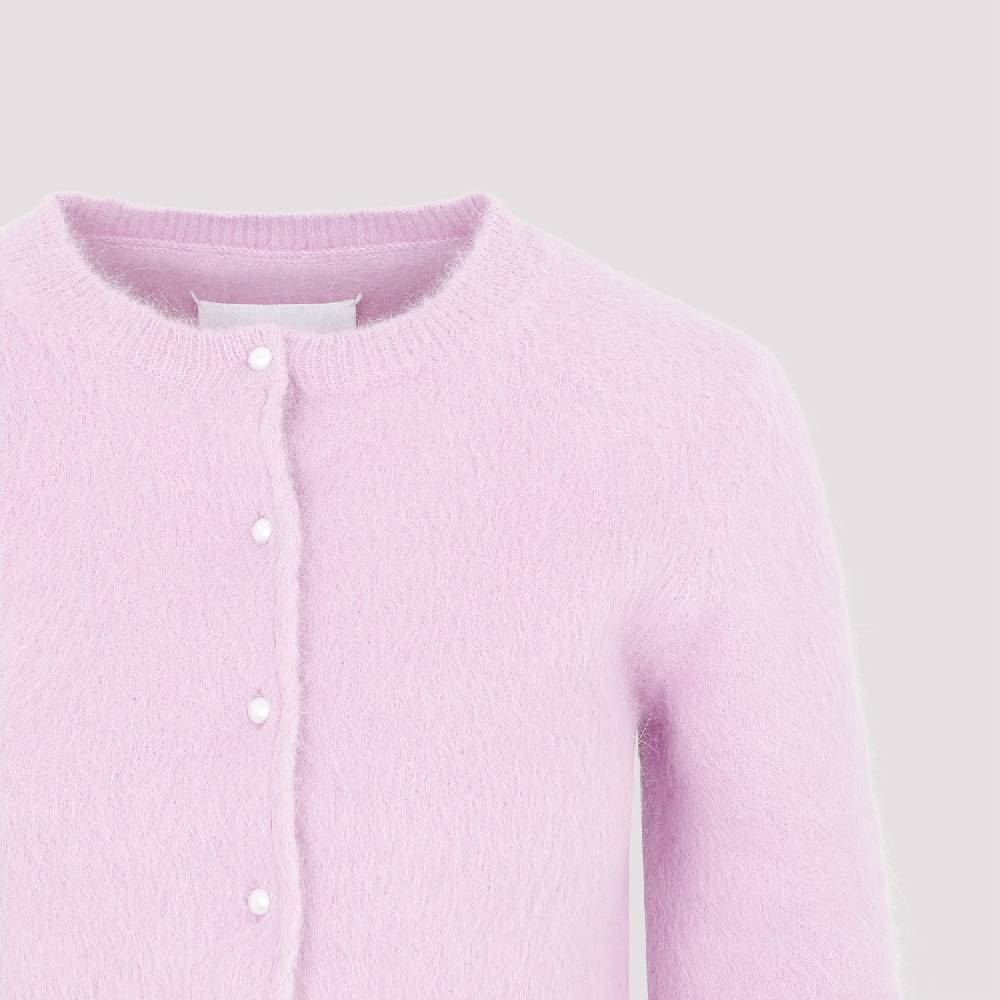 MAISON MARGIELA  Cardigan in Angora Rosa e Viola MAISON MARGIELA Vendite Flash