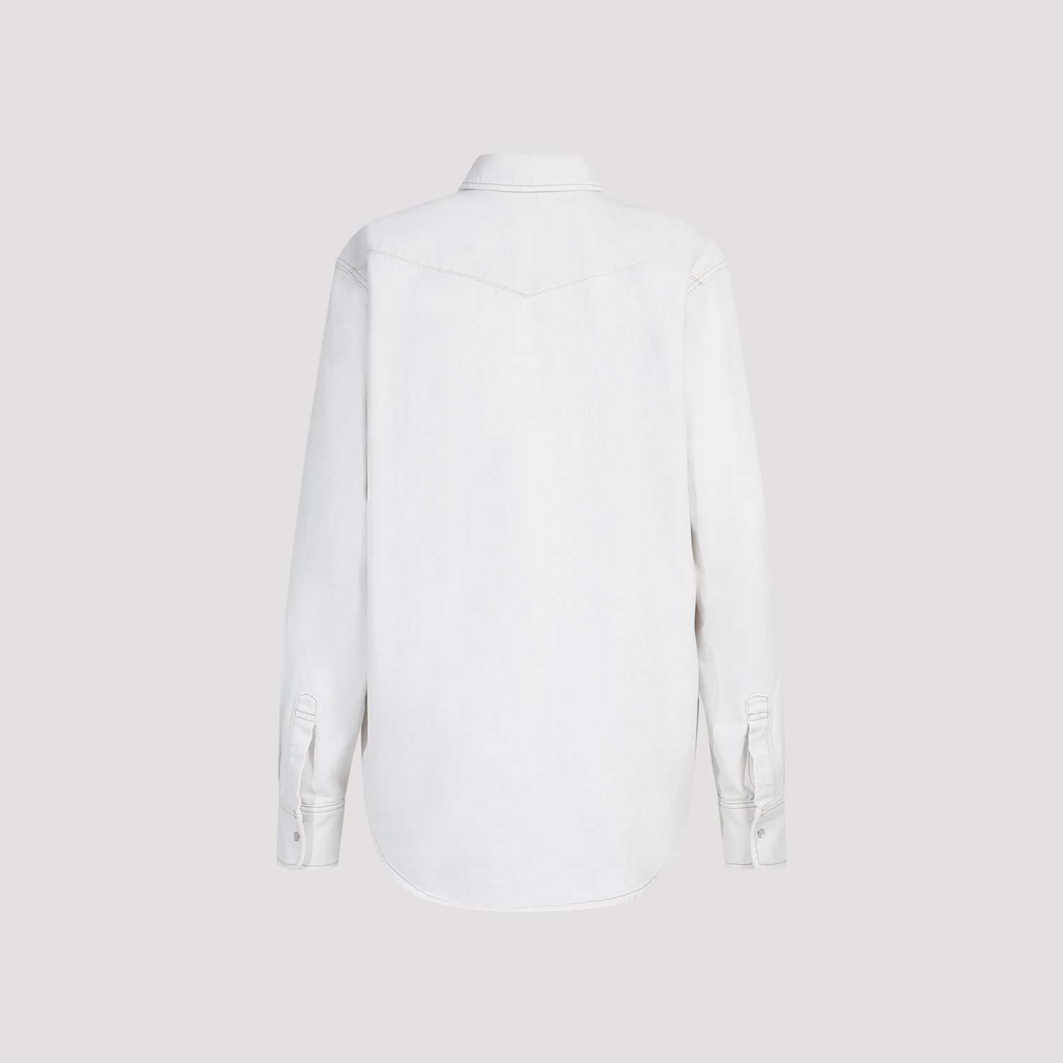 BALLY  Camicia Classica da Donna BALLY in Cotone Color Osso In Linea