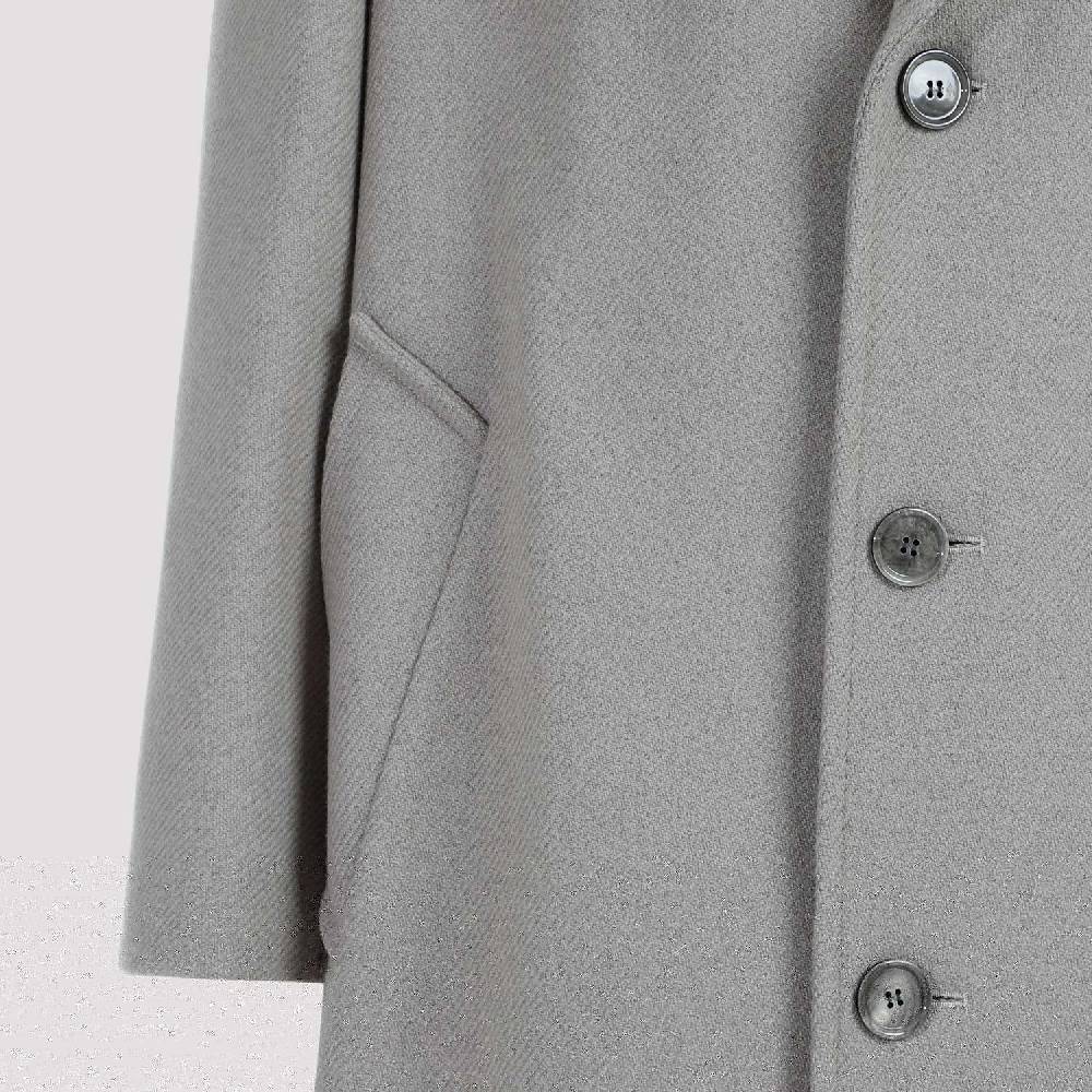 AMI  Cappotto Uomo AMI Taupe in Misto Lana Oversize Vendita