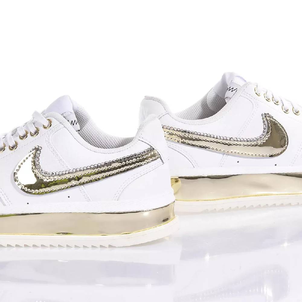NIKE  Sneakers Nike Court Vision in Bianco Oro - Eco-Pelle Affare Del Giorno