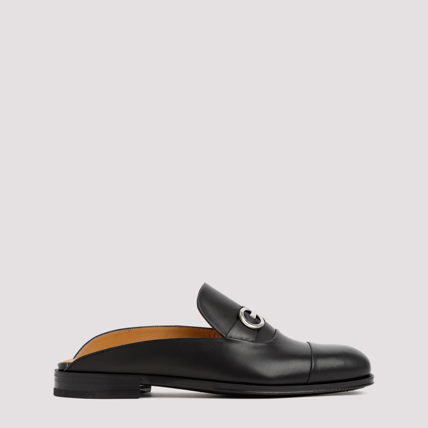 SALVATORE FERRAGAMO  Stivaletti Neri in Vitello Salvatore Ferragamo Uomo Sottocosto