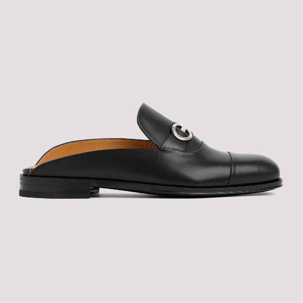 SALVATORE FERRAGAMO  Stivaletti Neri in Vitello Salvatore Ferragamo Uomo Sottocosto