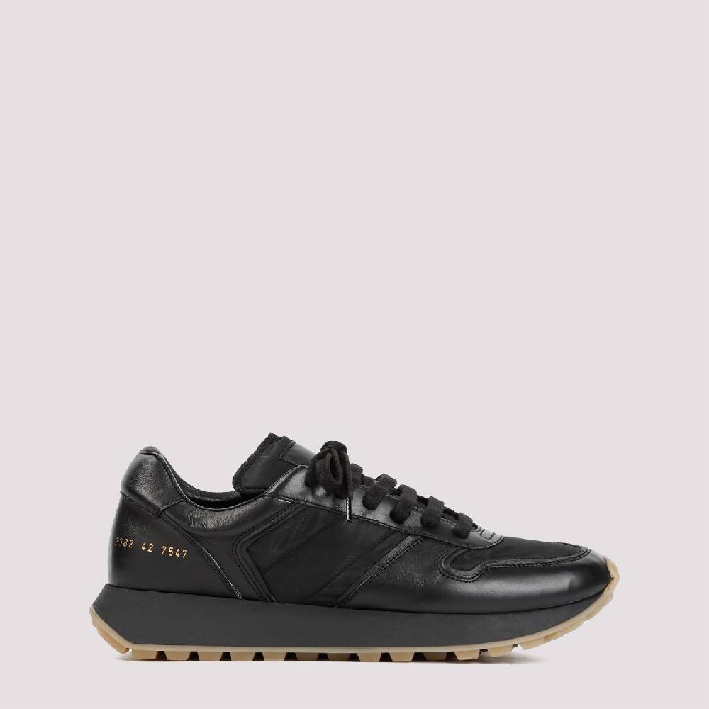COMMON PROJECTS  Sneakers Uomo COMMON PROJECTS Pelle Nera Modello Track Economico