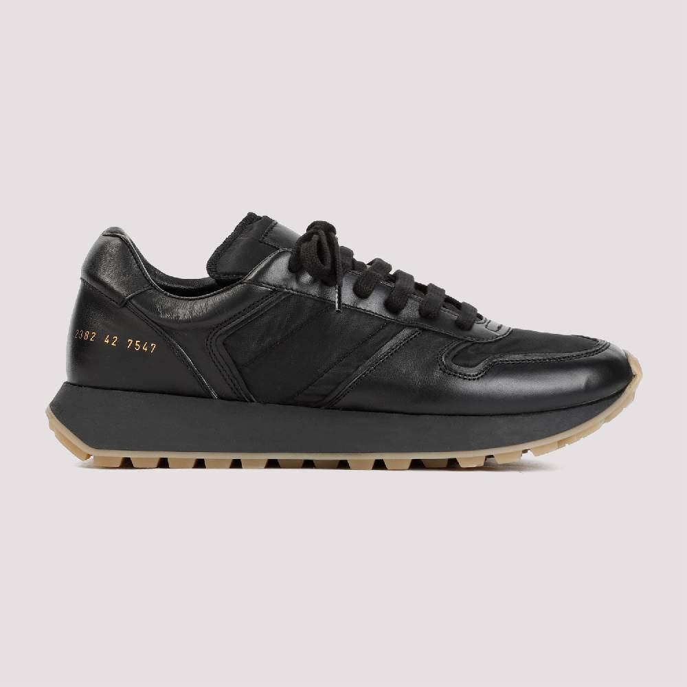 COMMON PROJECTS  Sneakers Uomo COMMON PROJECTS Pelle Nera Modello Track Economico