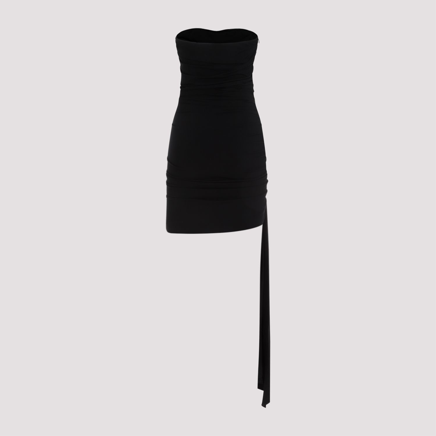 MAGDA BUTRYM  Mini Abito Nero Senza Maniche in Viscosa Magda Butrym Online