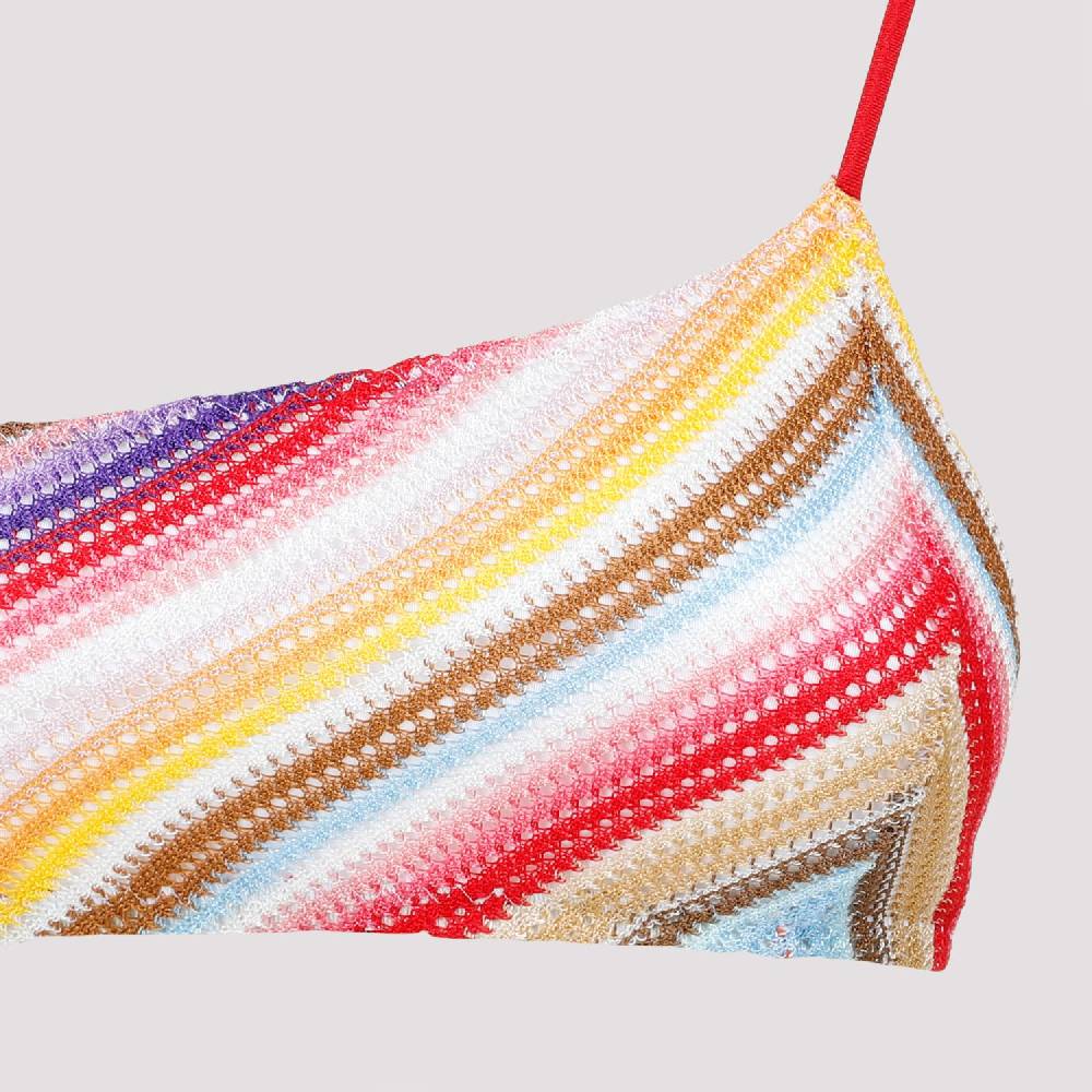 MISSONI  Bikini a Righe Monospalla Missoni in Viscosa Saldi