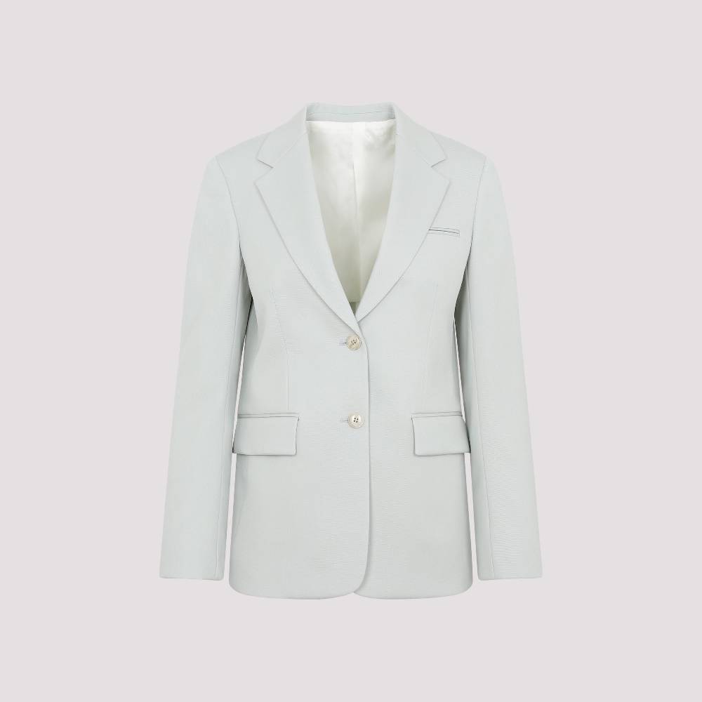 LANVIN  Blazer da Donna Verde Salvia in Lana Vergine LANVIN Italy