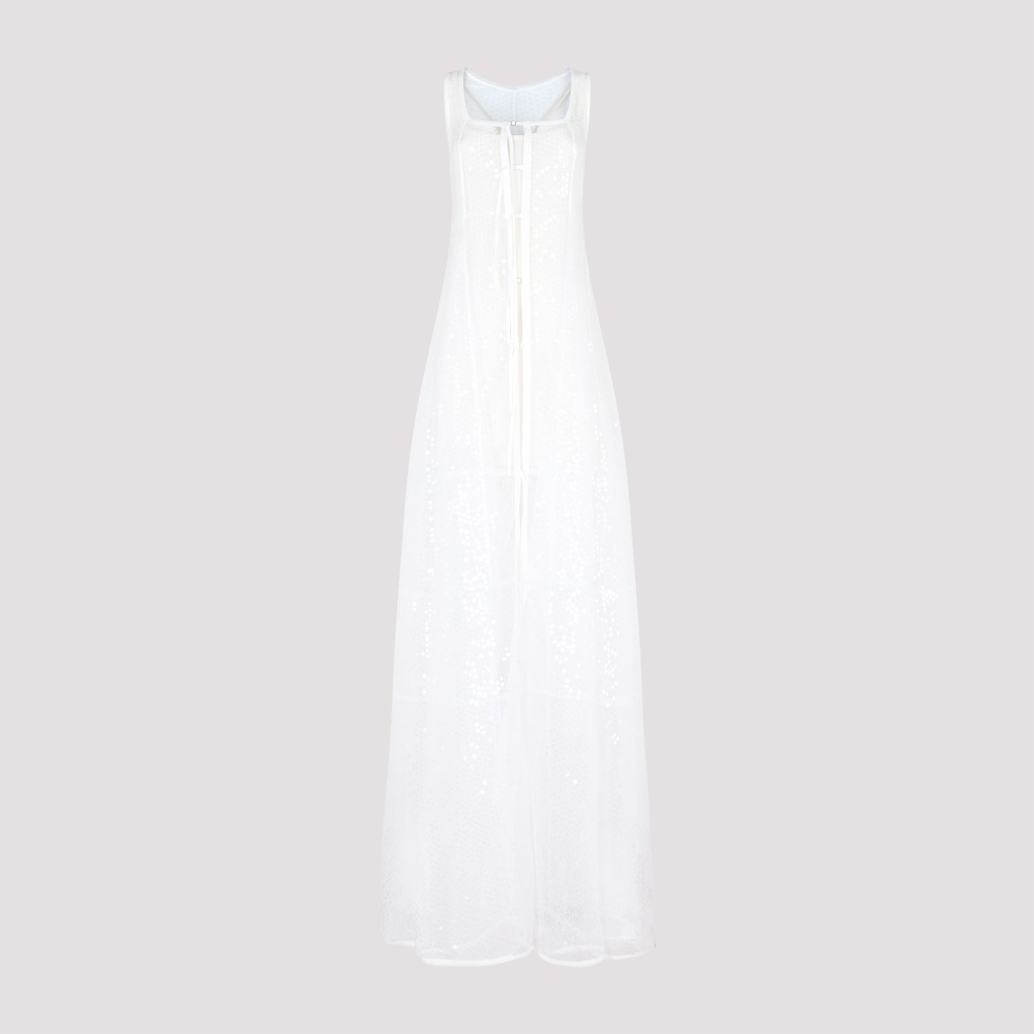 JACQUEMUS  Abito A-Line in Pizzo Bianco Dentelle di Jacquemus Vendita