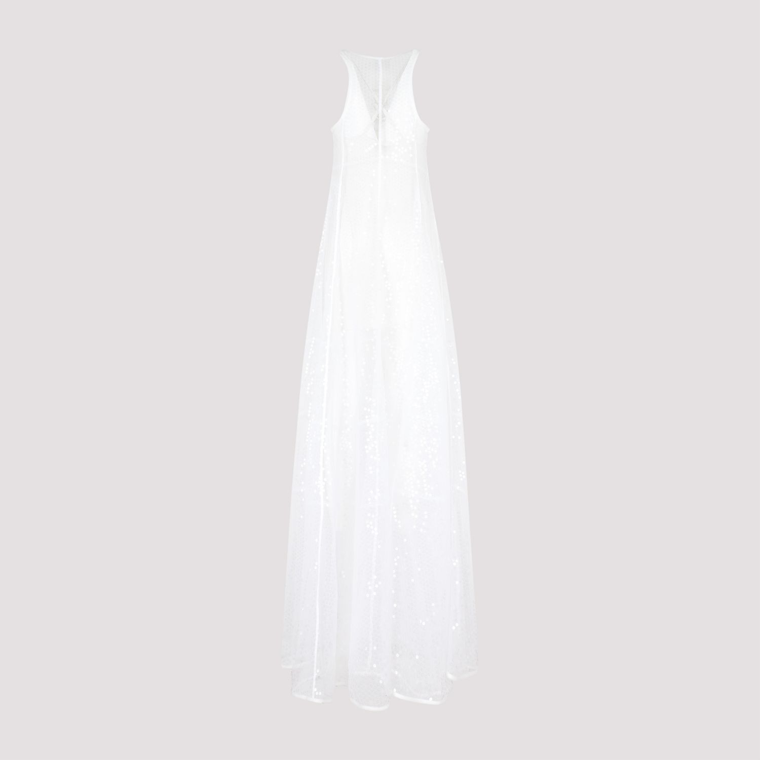 JACQUEMUS  Abito A-Line in Pizzo Bianco Dentelle di Jacquemus Vendita