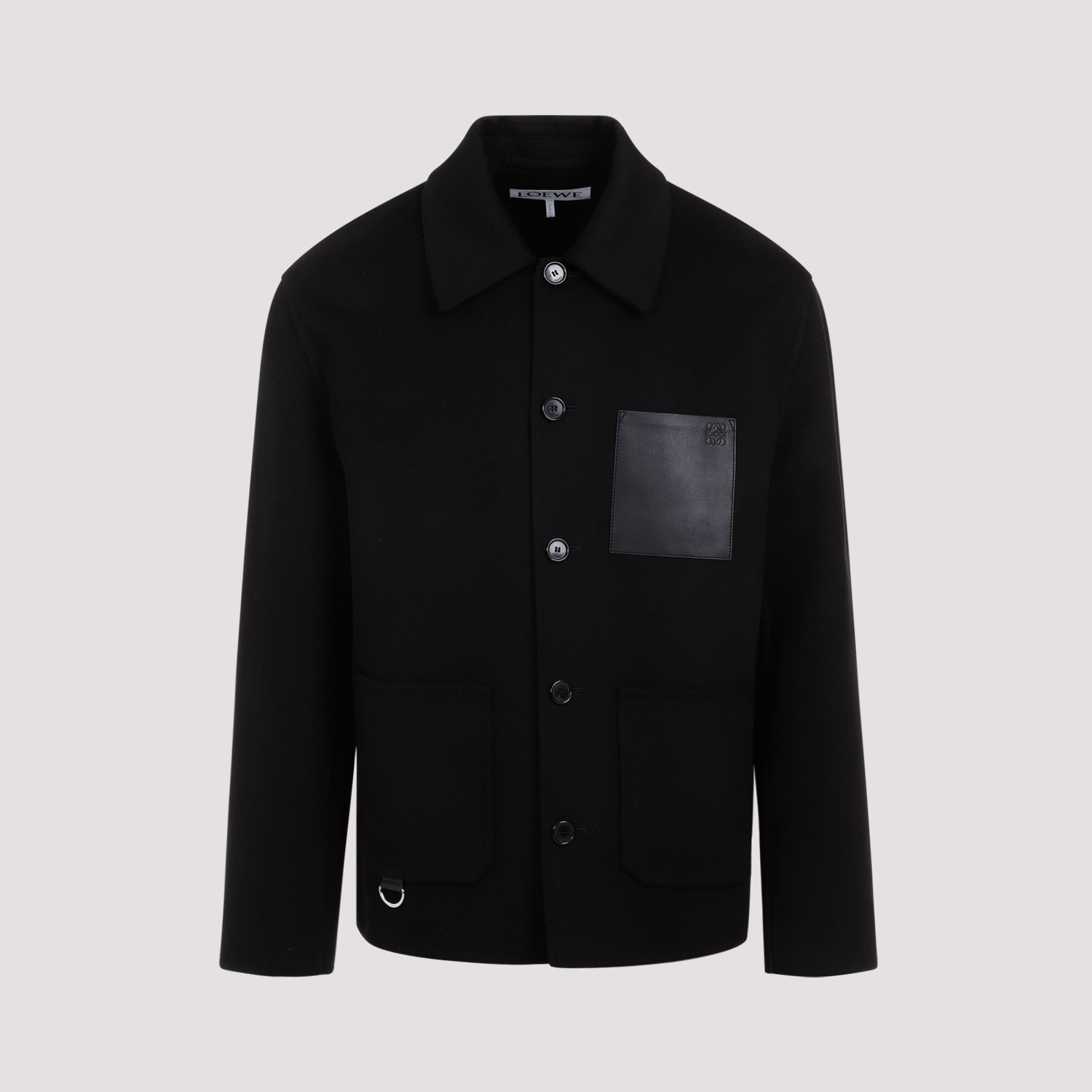 LOEWE  Giacca da Lavoro Uomo Loewe in Lana e Cashmere Nera Fino Al -60%