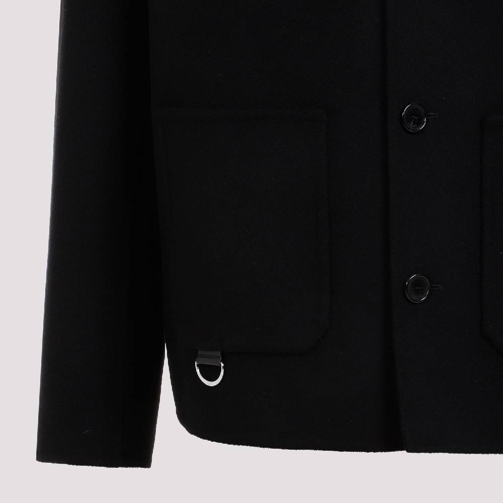 LOEWE  Giacca da Lavoro Uomo Loewe in Lana e Cashmere Nera Fino Al -60%