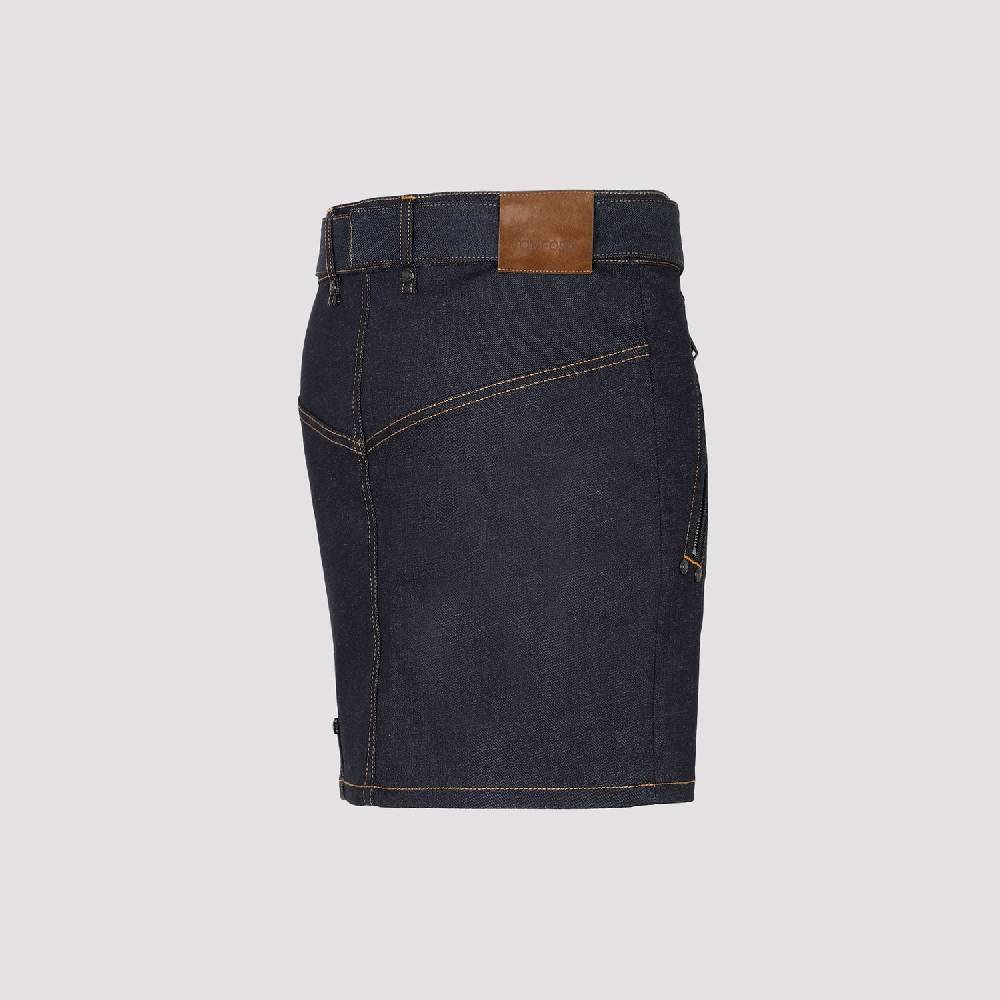 TOM FORD  Gonna Denim Blu in Cotone Misto Tom Ford Presa