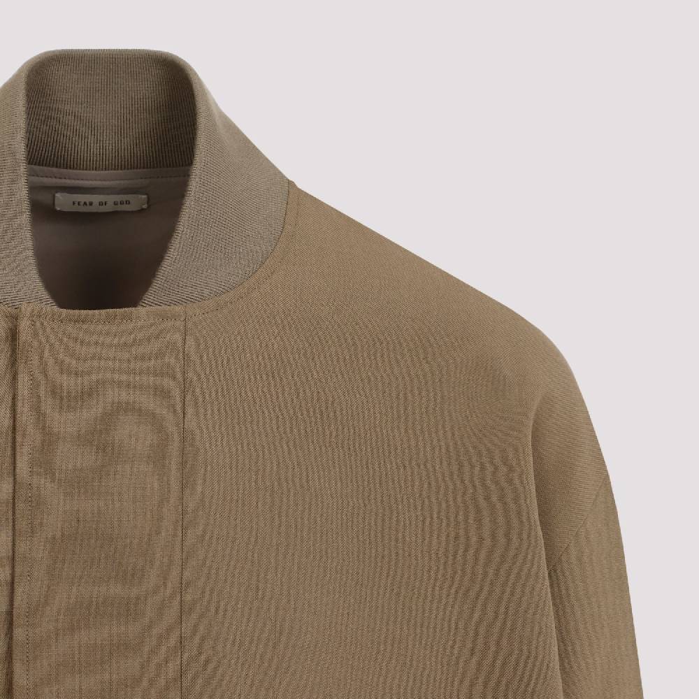 FEAR OF GOD  Bomber Uomo Lana Marrone Fear of God Sconto