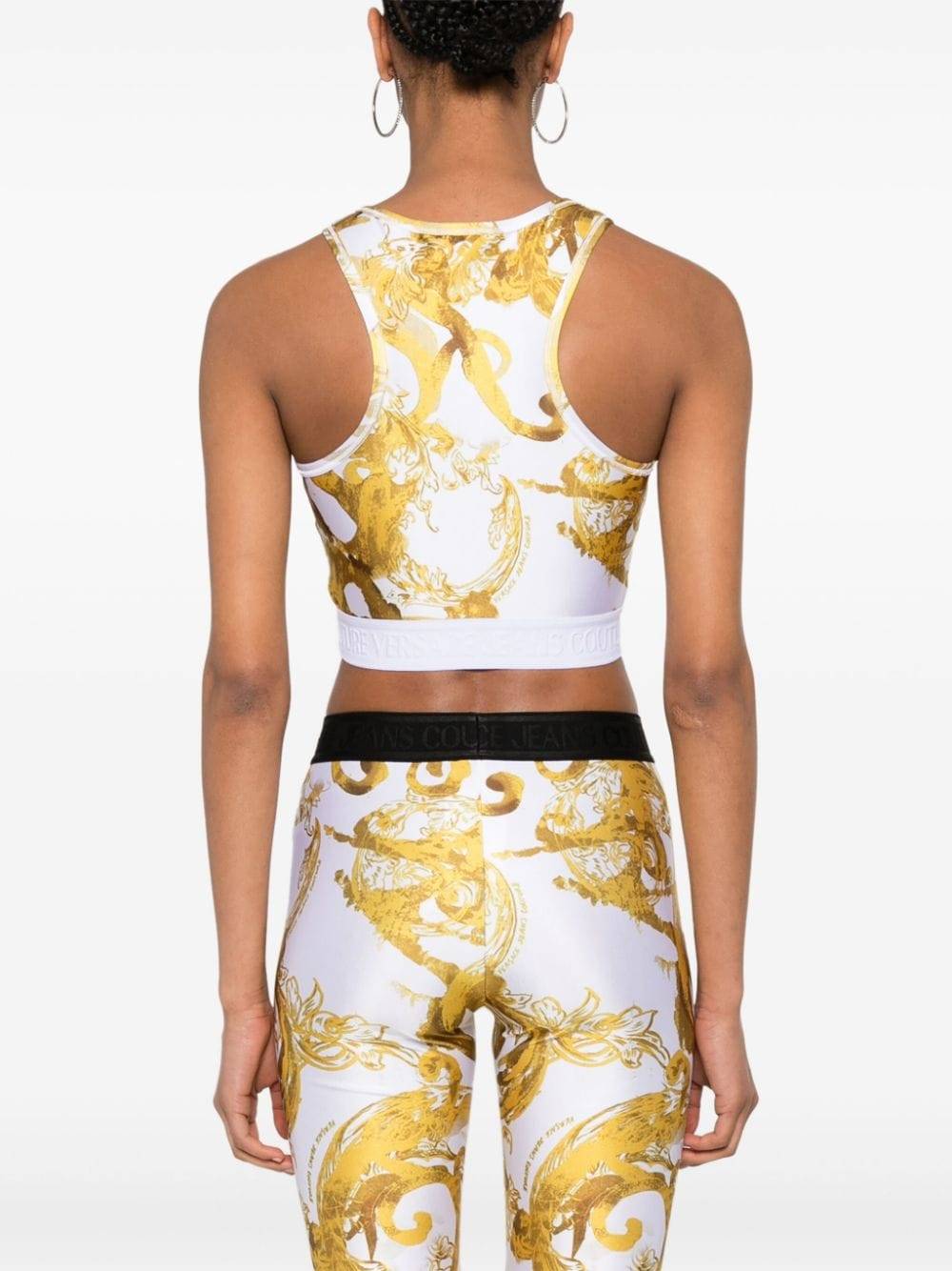VERSACE JEANS COUTURE  Top Bianco Versace Jeans Couture per Donne Saldi