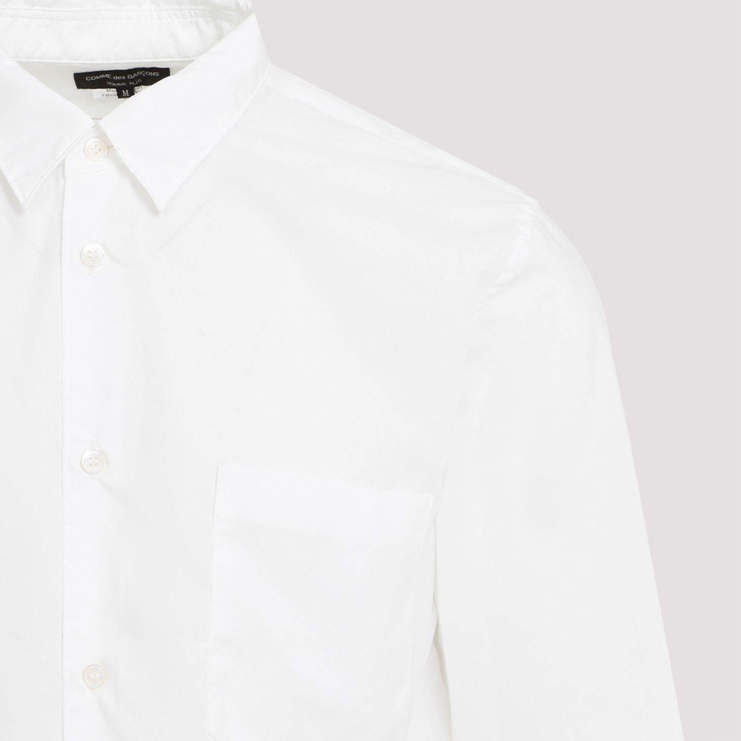 COMME DES GARÇONS  Camicia Bianca Classica in Cotone Comme des Garçons Uomo Vendita Economica