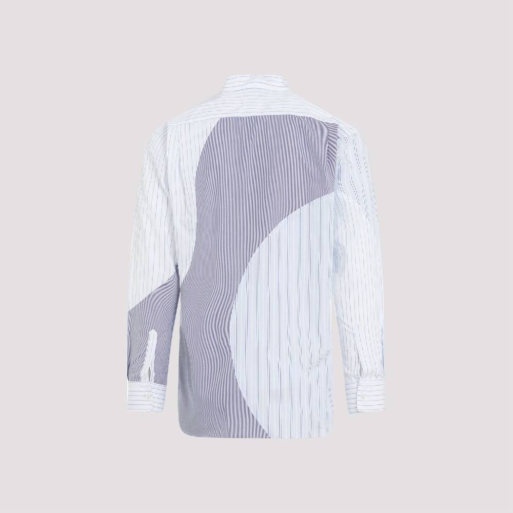 COMME DES GARÇONS SHIRT  Camicia Uomo Patchwork Blu in Cotone - COMME DES GARÇONS SHIRT Vendite Flash
