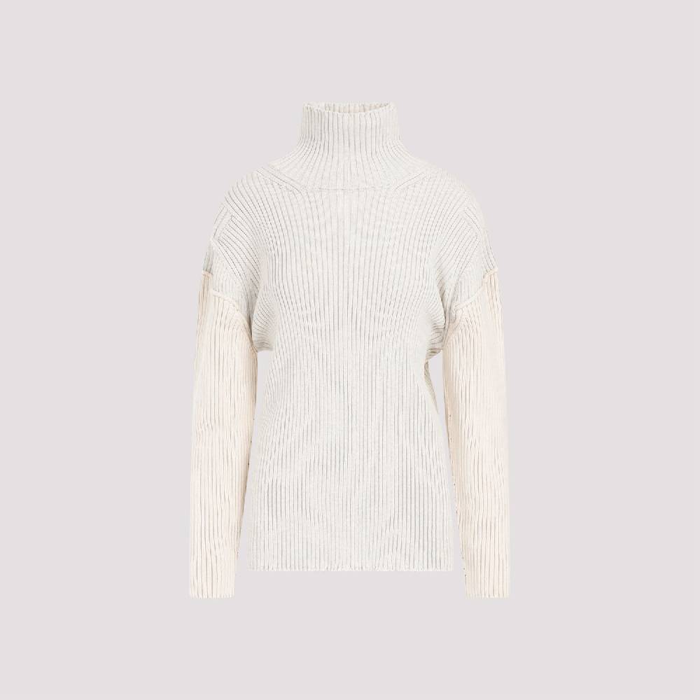 THE ROW  Maglia Costina in Cotone e Cashmere The Row - Nudo Nuova