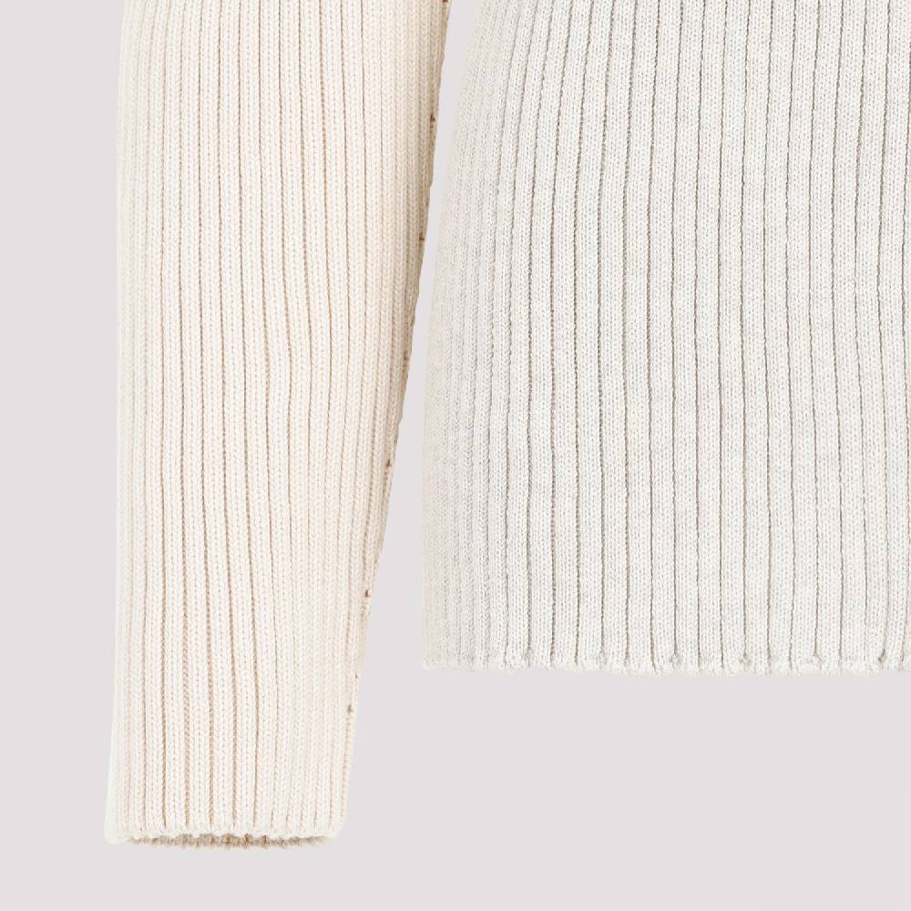 THE ROW  Maglia Costina in Cotone e Cashmere The Row - Nudo Nuova