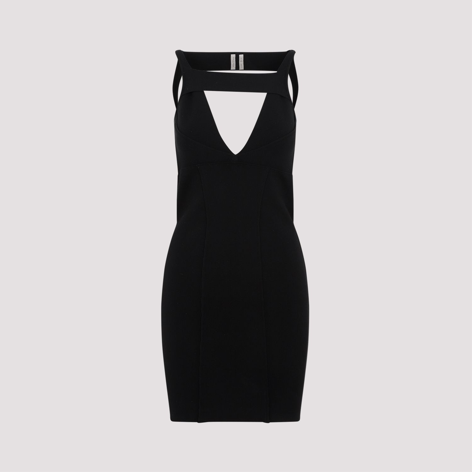 RICK OWENS  Abito Mini Maglia Nero Senza Schiena Rick Owens - Mix di Viscosa Italia