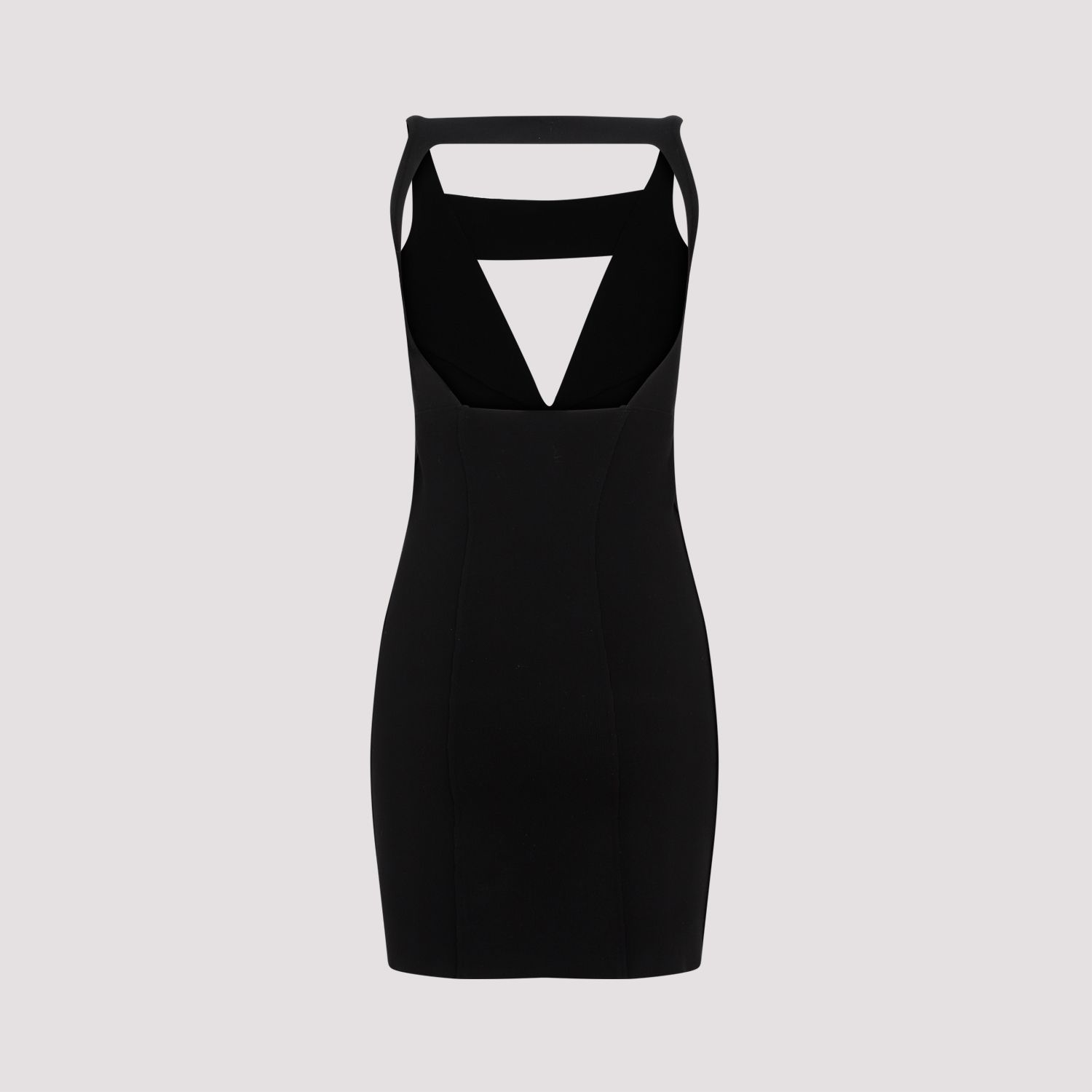 RICK OWENS  Abito Mini Maglia Nero Senza Schiena Rick Owens - Mix di Viscosa Italia