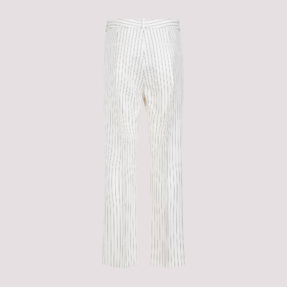TOM FORD  Pantaloni a Righe con Vita Alta TOM FORD - Tonalità Nude & Neutre Vendita