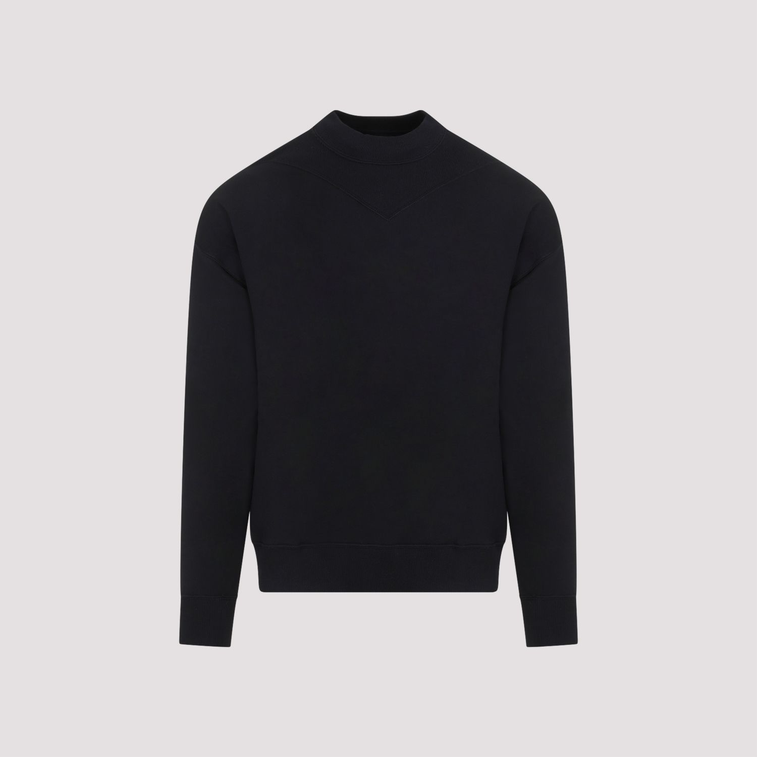 JIL SANDER  Felpa di Cotone Nera Uomo JIL SANDER Negozi Online
