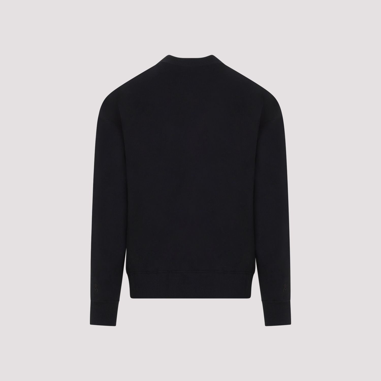 JIL SANDER  Felpa di Cotone Nera Uomo JIL SANDER Negozi Online
