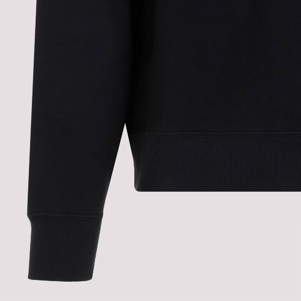 JIL SANDER  Felpa di Cotone Nera Uomo JIL SANDER Negozi Online