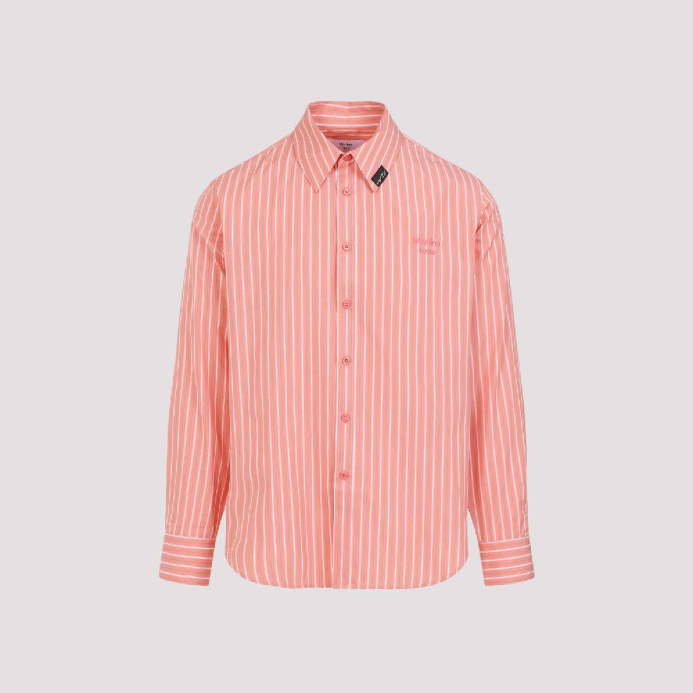 MARTINE ROSE  Camicia a Righe Giallo & Arancio in Cotone per Uomo di Martine Rose Affare Del Giorno