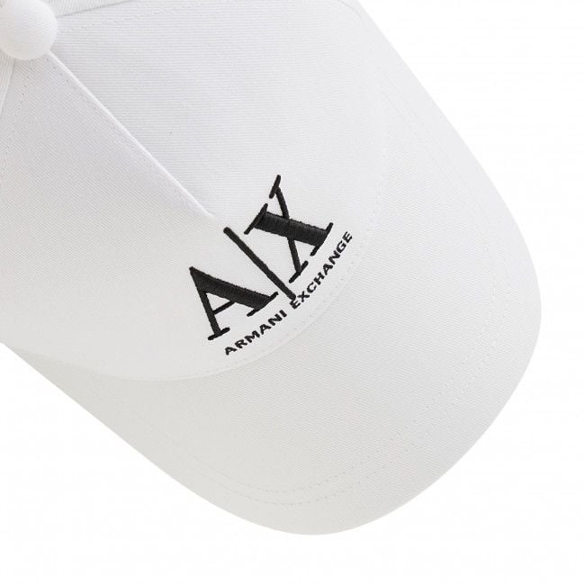 ARMANI EXCHANGE  Cappellino da Baseball Bianco in Cotone Armani Exchange Uomo Convenienza