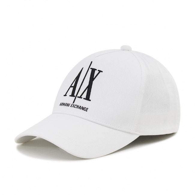 ARMANI EXCHANGE  Cappellino da Baseball Bianco in Cotone Armani Exchange Uomo Convenienza