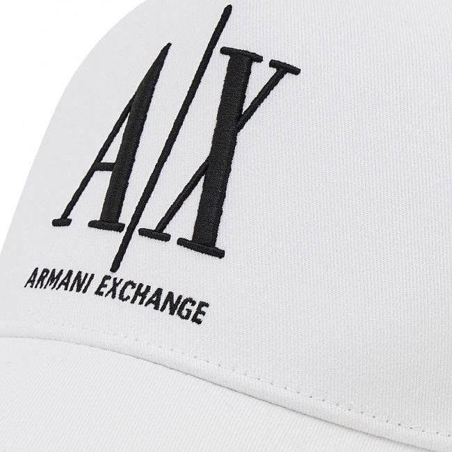 ARMANI EXCHANGE  Cappellino da Baseball Bianco in Cotone Armani Exchange Uomo Convenienza