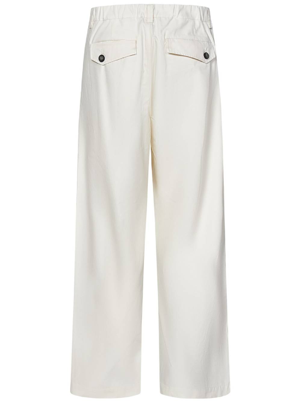 SEASE  Pantaloni Ampio Uomo SEASE in Cotone Bianco Novità