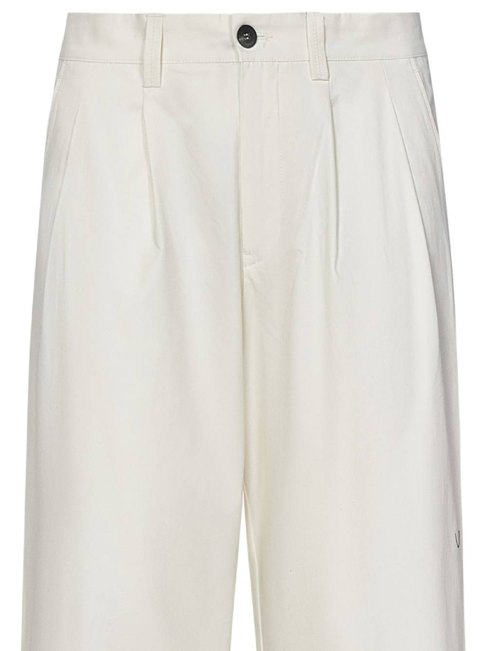 SEASE  Pantaloni Ampio Uomo SEASE in Cotone Bianco Novità