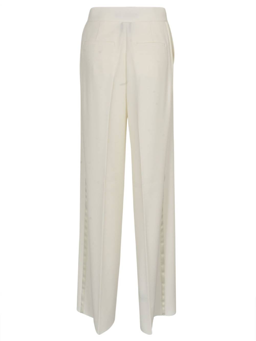 MAX MARA PIANOFORTE  Pantaloni Crepe Bianchi Max Mara Pianoforte da Donna Presa