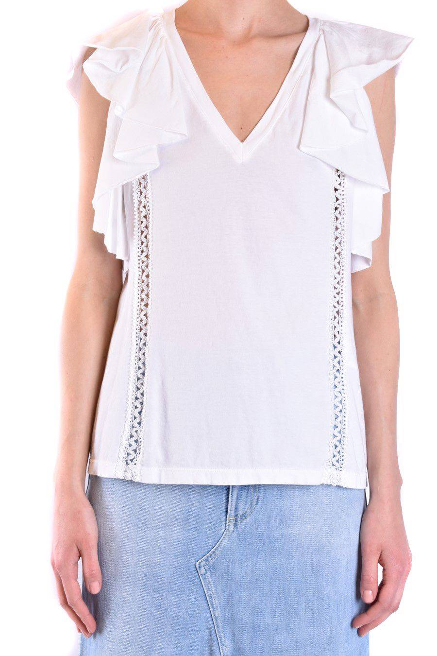 DONDUP  Top Bianco in Cotone DONDUP per Donne Outlet