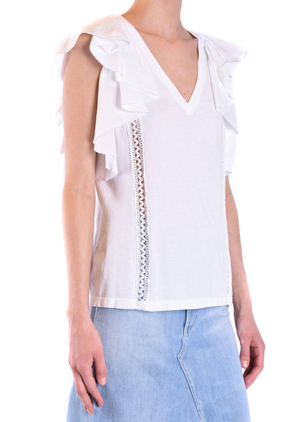 DONDUP  Top Bianco in Cotone DONDUP per Donne Outlet