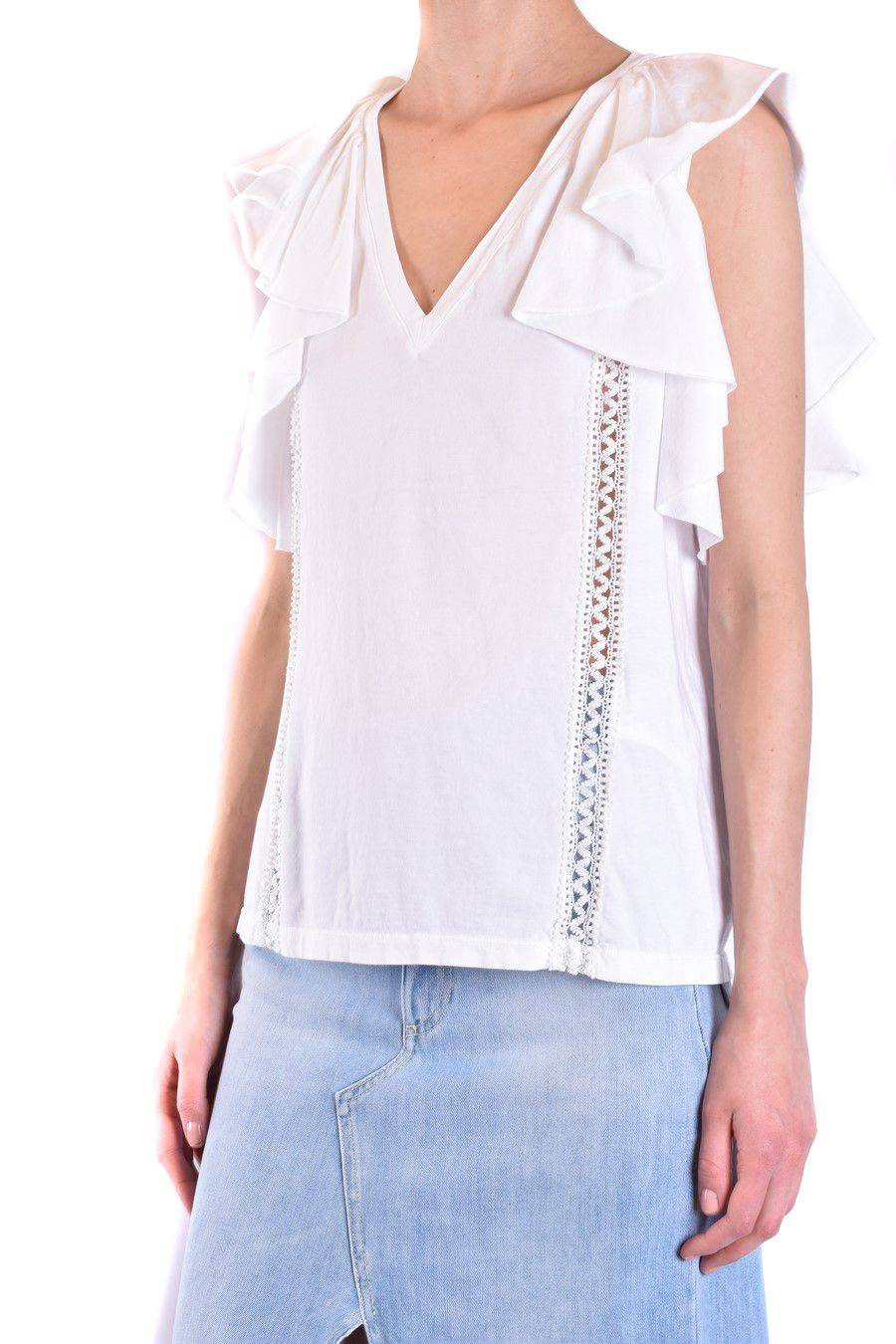 DONDUP  Top Bianco in Cotone DONDUP per Donne Outlet