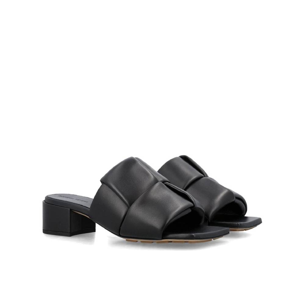 BOTTEGA VENETA  Mules da Donna Nere in Pelle Bottega Veneta Hotsell