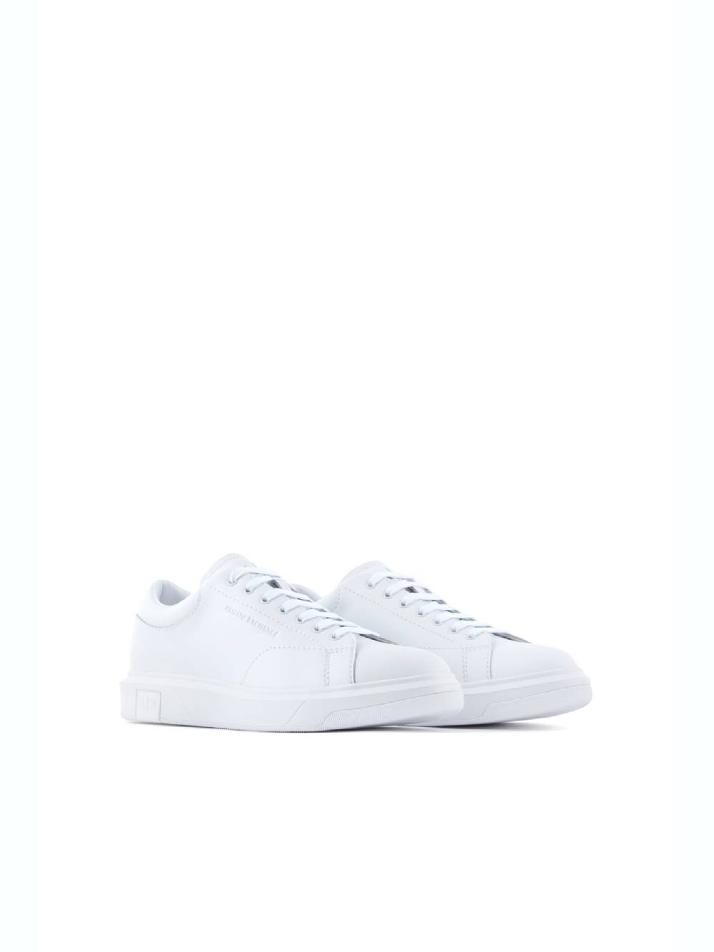 ARMANI EXCHANGE  Sneakers di Pelle Bianca Armani Exchange Uomo 2025