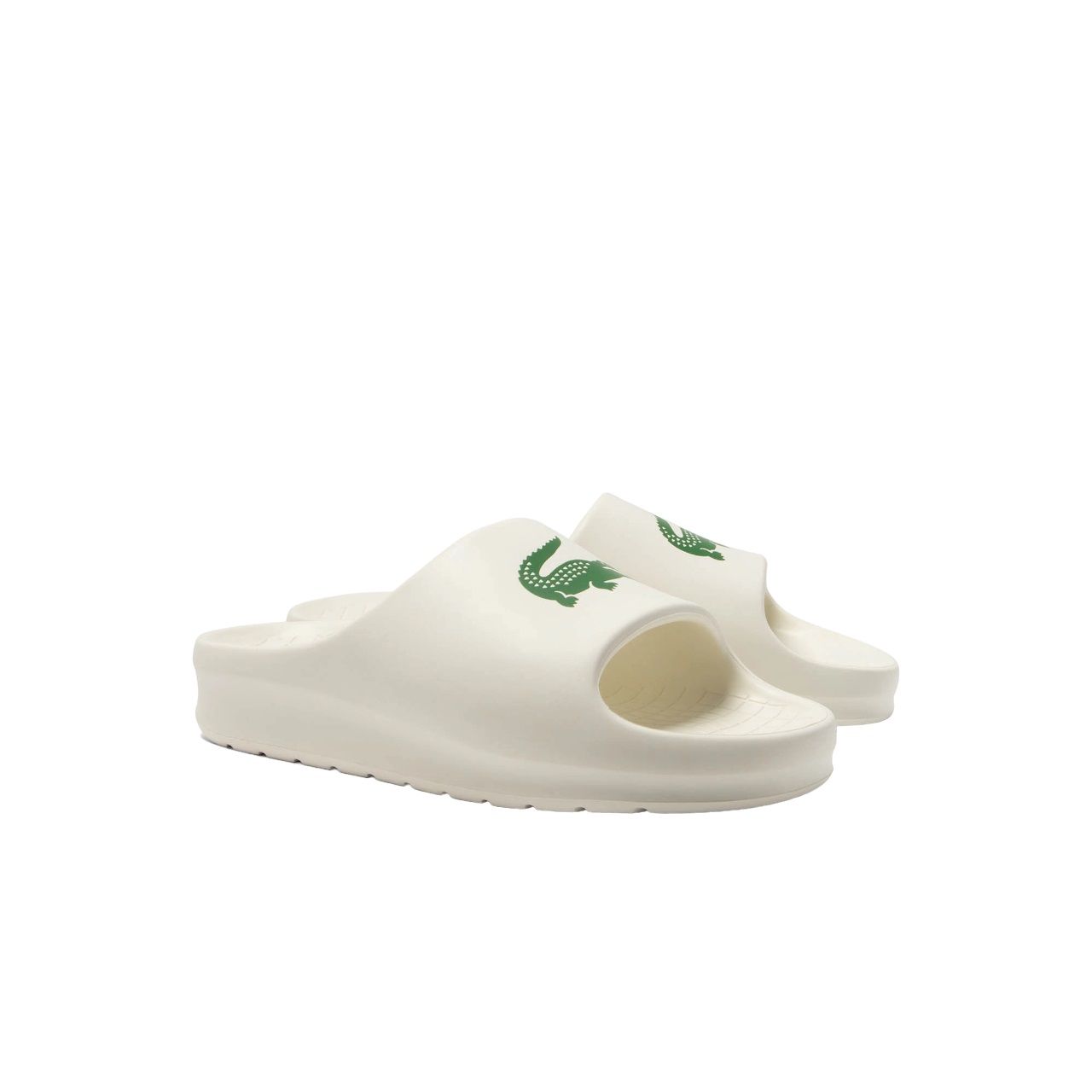 LACOSTE  Sandali Slide Lacoste Crema da Uomo - 100% Poliestere In Linea