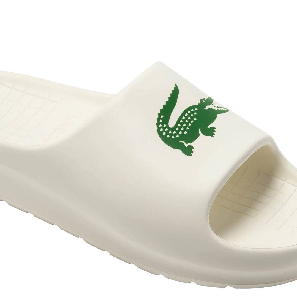 LACOSTE  Sandali Slide Lacoste Crema da Uomo - 100% Poliestere In Linea