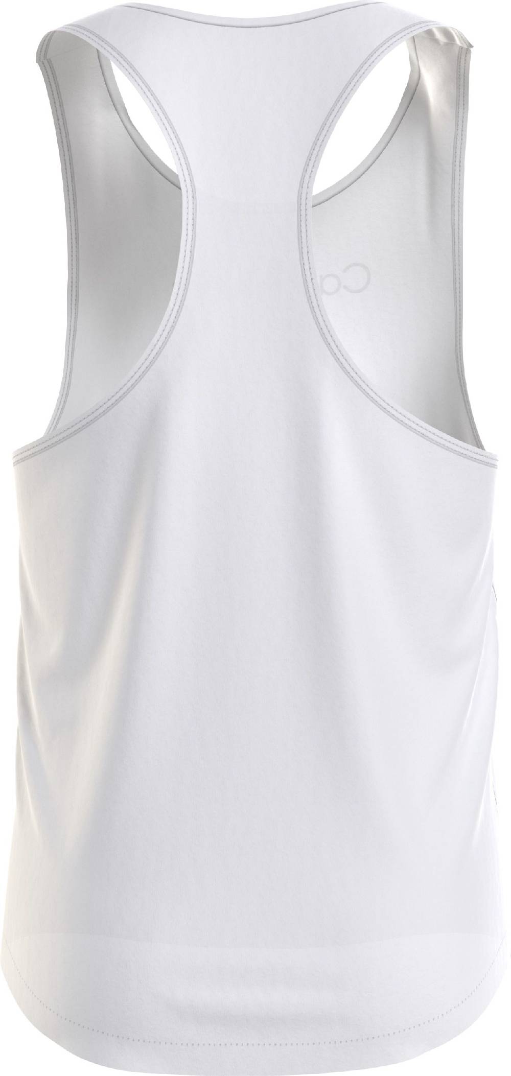 CALVIN KLEIN  T-Shirt Uomo Calvin Klein Bianca in Cotone e Lino Spedizione Gratuita