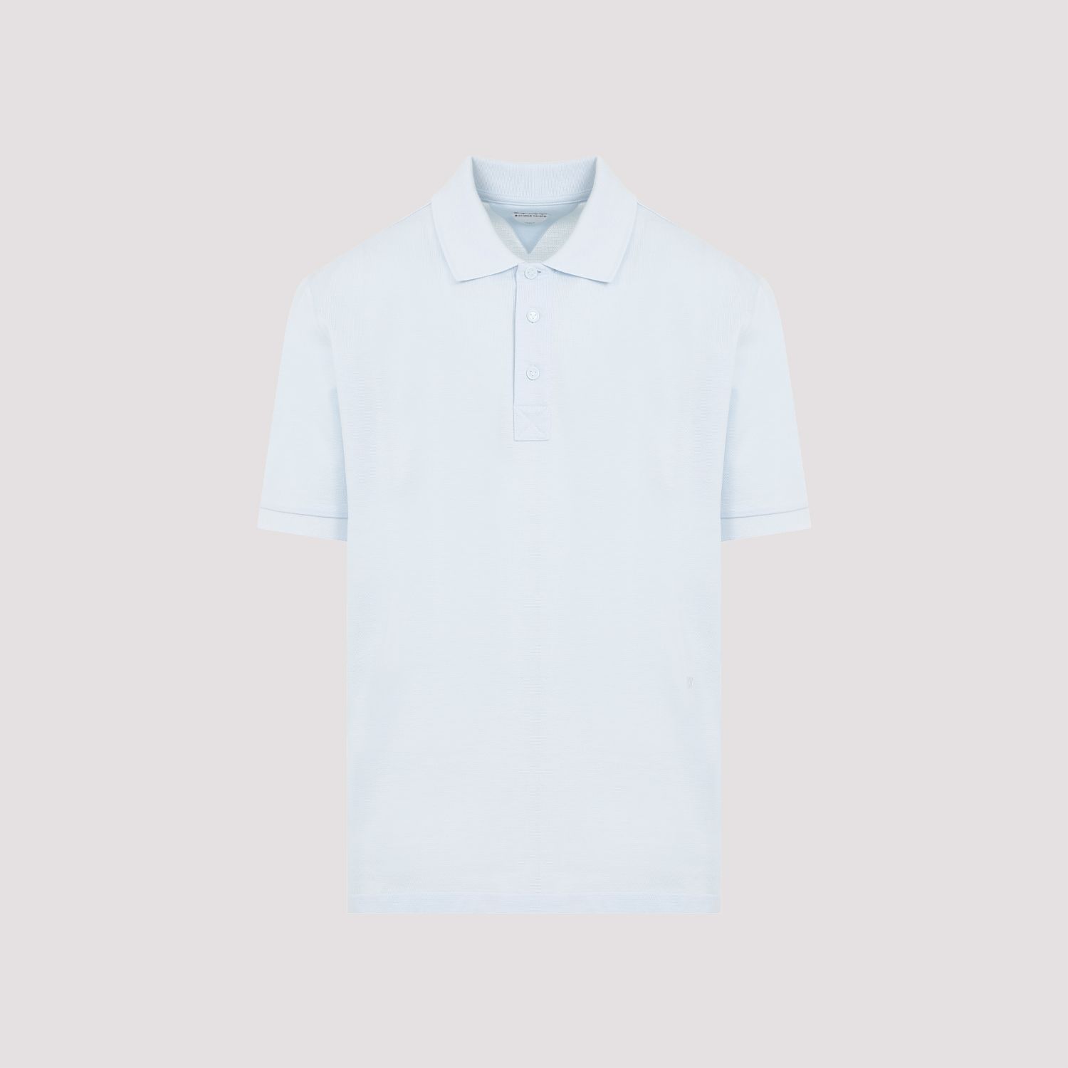 BOTTEGA VENETA  Polo in Cotone Blu da Uomo Bottega Veneta Prezzo Ridotto
