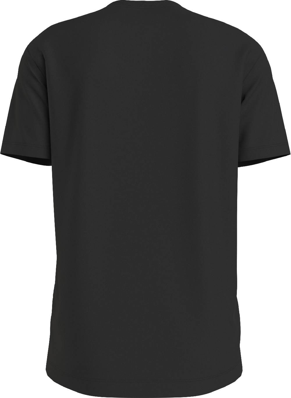 CALVIN KLEIN  T-shirt da Uomo Calvin Klein Nera in Cotone con Collo Rotondo Presa